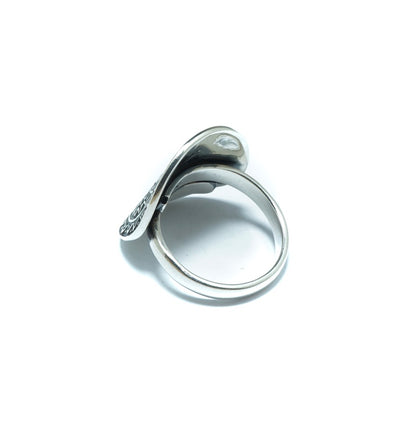 Geometric adjustable luxury silver ring - ITIncanTraditional