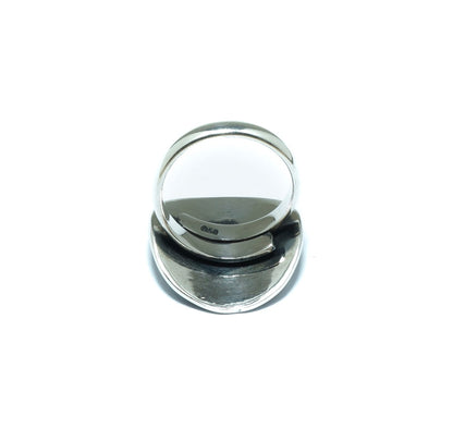 Geometric adjustable luxury silver ring - ITIncanTraditional