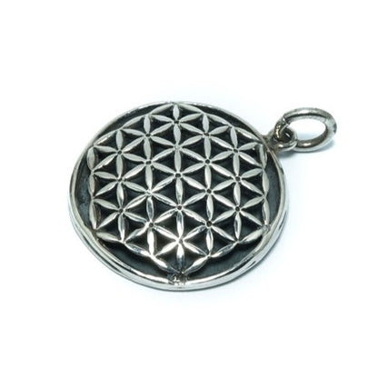 Sacred geometry luxury solid silver pendant - ITIncanTraditional