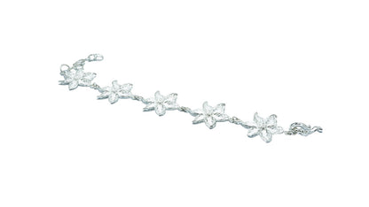 Filigree Flower luxury elegant silver bracelet - ITIncanTraditional