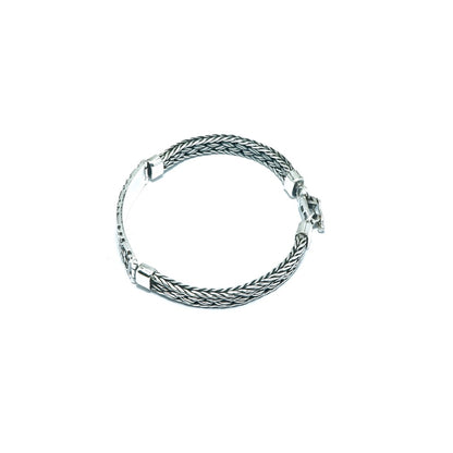 Geometrical luxury elegant silver bracelet - ITIncanTraditional