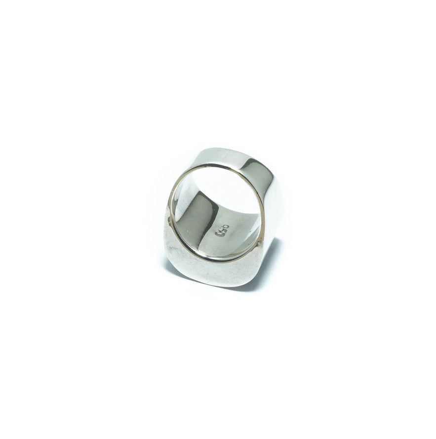 Triple Mother or Pearl design solid silver ring - ITIncanTraditional