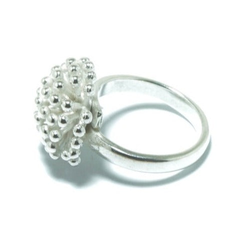 Fireworks fine solid silver ring - ITIncanTraditional