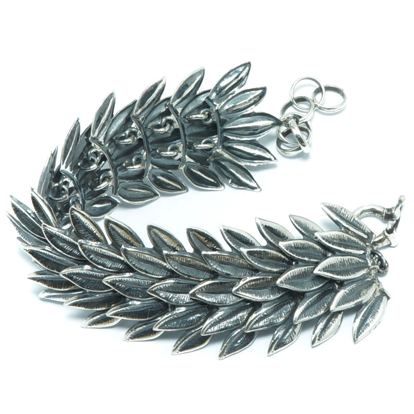 Leaf luxury elegant solid bracelet - ITIncanTraditional