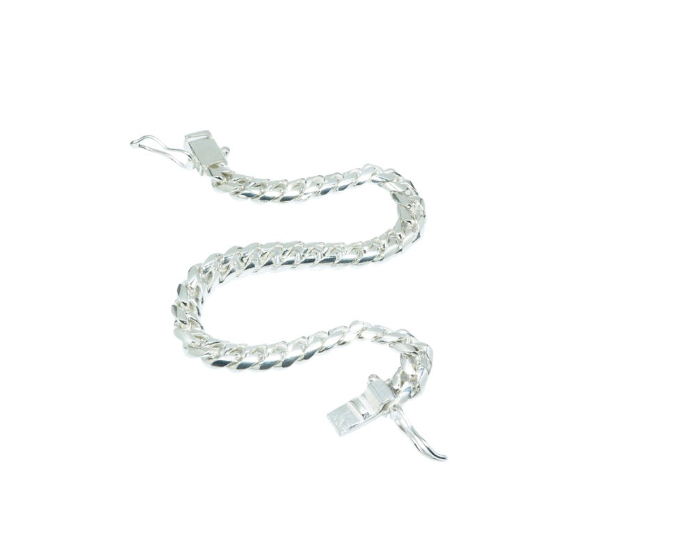 Solid luxury elegant silver bracelet - ITIncanTraditional