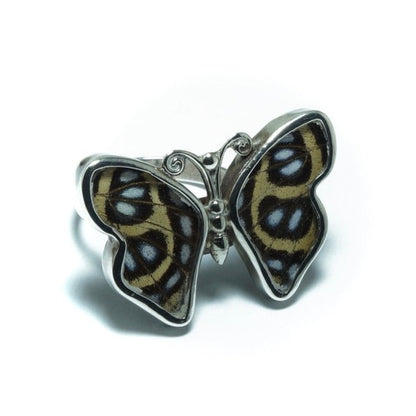 Exotic butterfly luxury silver ring II - ITIncanTraditional