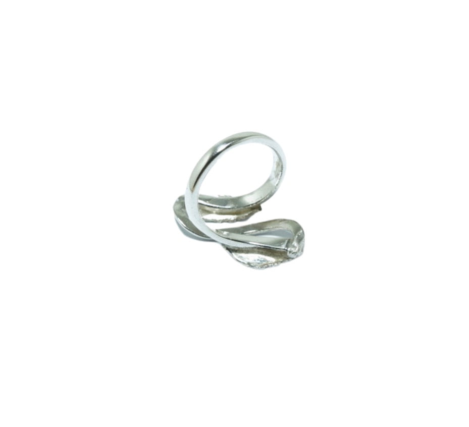 Leaves fine solid silver ring - ITIncanTraditional