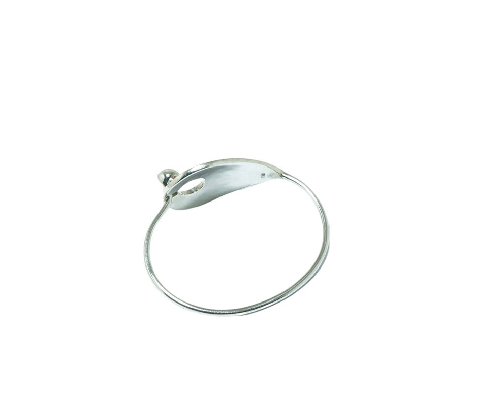 Leaf elegant design solid silver bracelet II - ITIncanTraditional