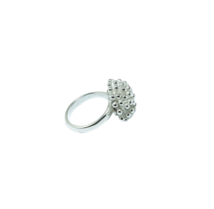 Fireworks fine solid silver ring - ITIncanTraditional