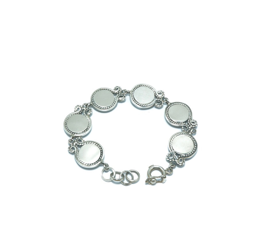 Mother of Pearl luxury elegant solid bracelet - ITIncanTraditional