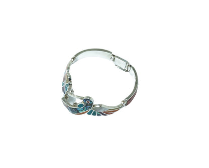 Hummingbird elegant design solid silver bracelet - ITIncanTraditional