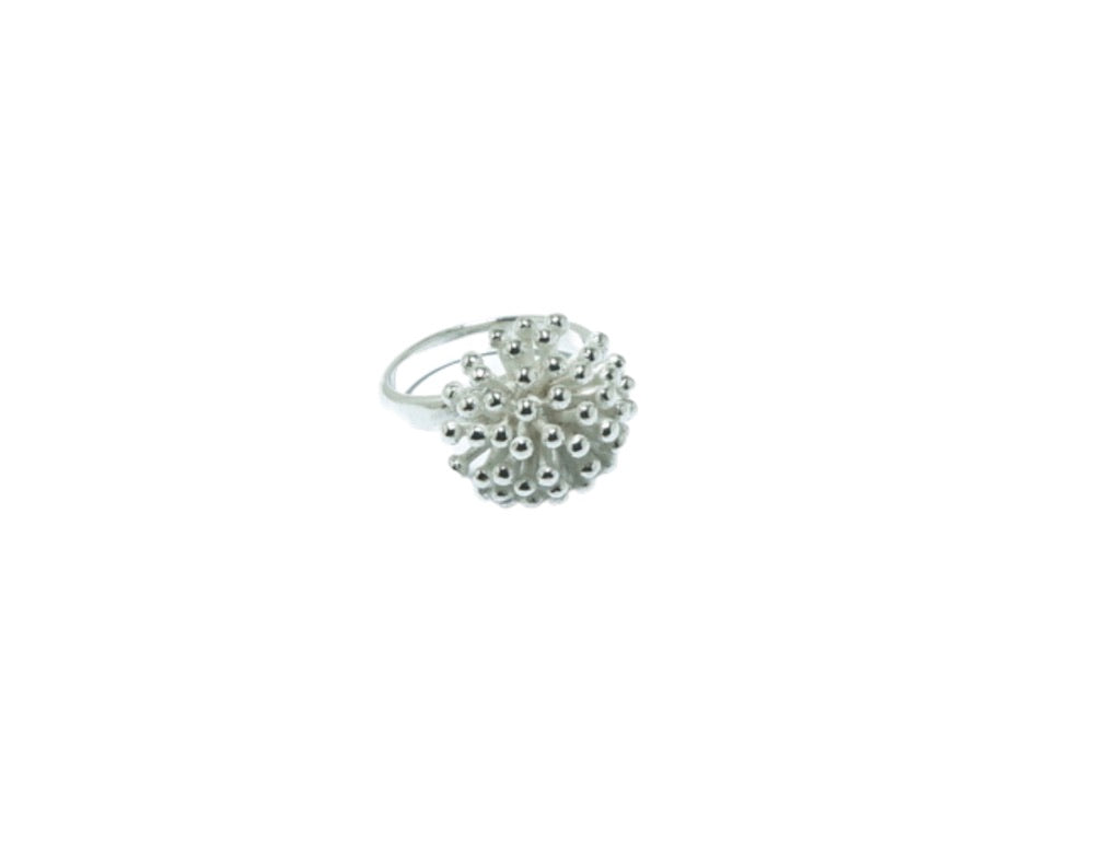 Fireworks fine solid silver ring - ITIncanTraditional