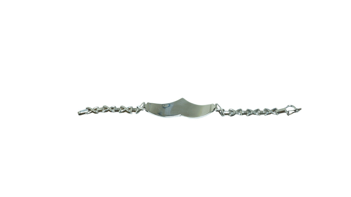 Double shell elegant design solid silver bracelet - ITIncanTraditional