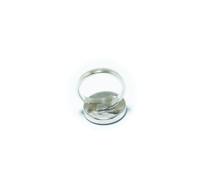 Spiral Abalone luxury solid silver ring - ITIncanTraditional