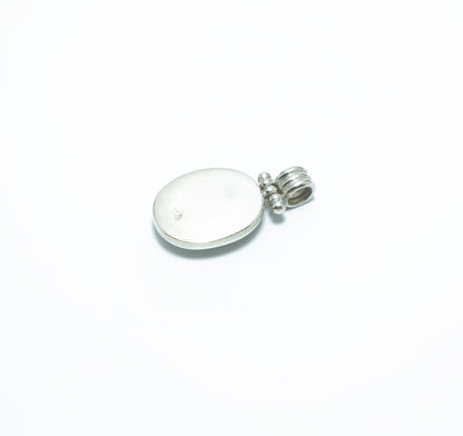 Encased silver grain luxury solid silver pendant - ITIncanTraditional