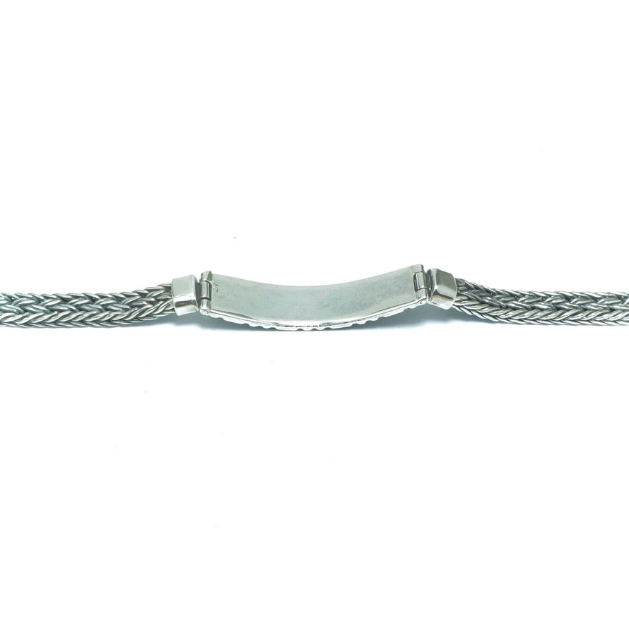 Geometrical luxury elegant silver bracelet - ITIncanTraditional