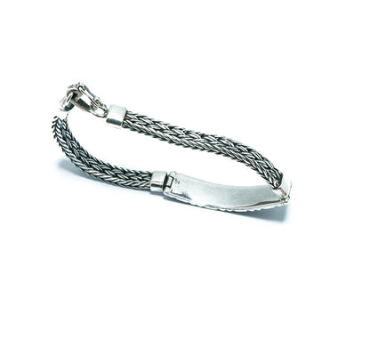 Geometrical luxury elegant silver bracelet - ITIncanTraditional