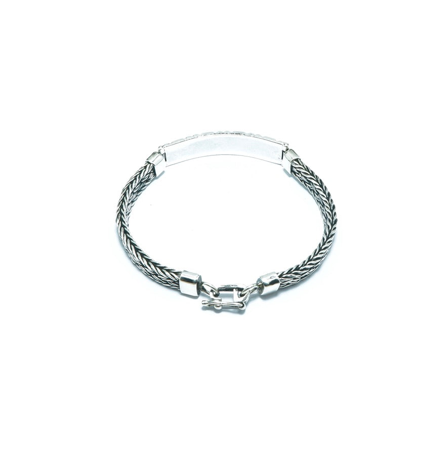 Geometrical luxury elegant silver bracelet - ITIncanTraditional