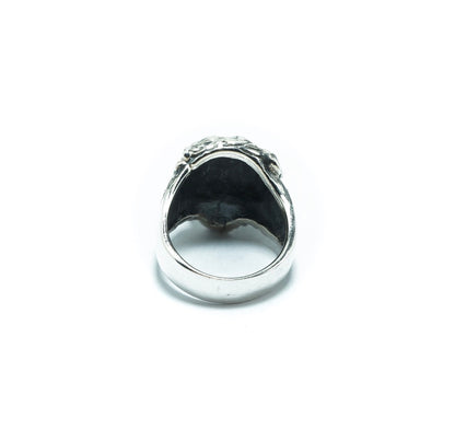 Jaguar head luxury silver solid ring - ITIncanTraditional