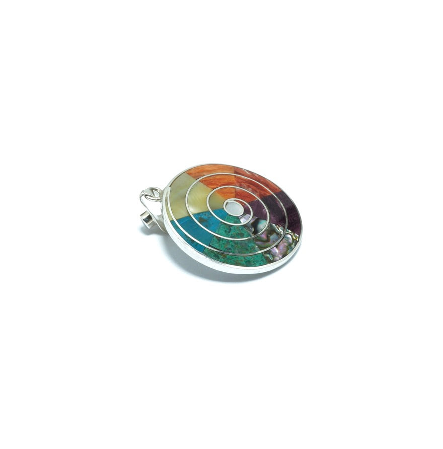 Pachamama luxury design solid silver pendant - ITIncanTraditional