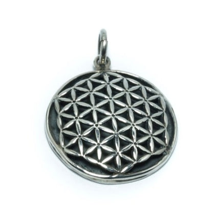 Sacred geometry luxury solid silver pendant - ITIncanTraditional