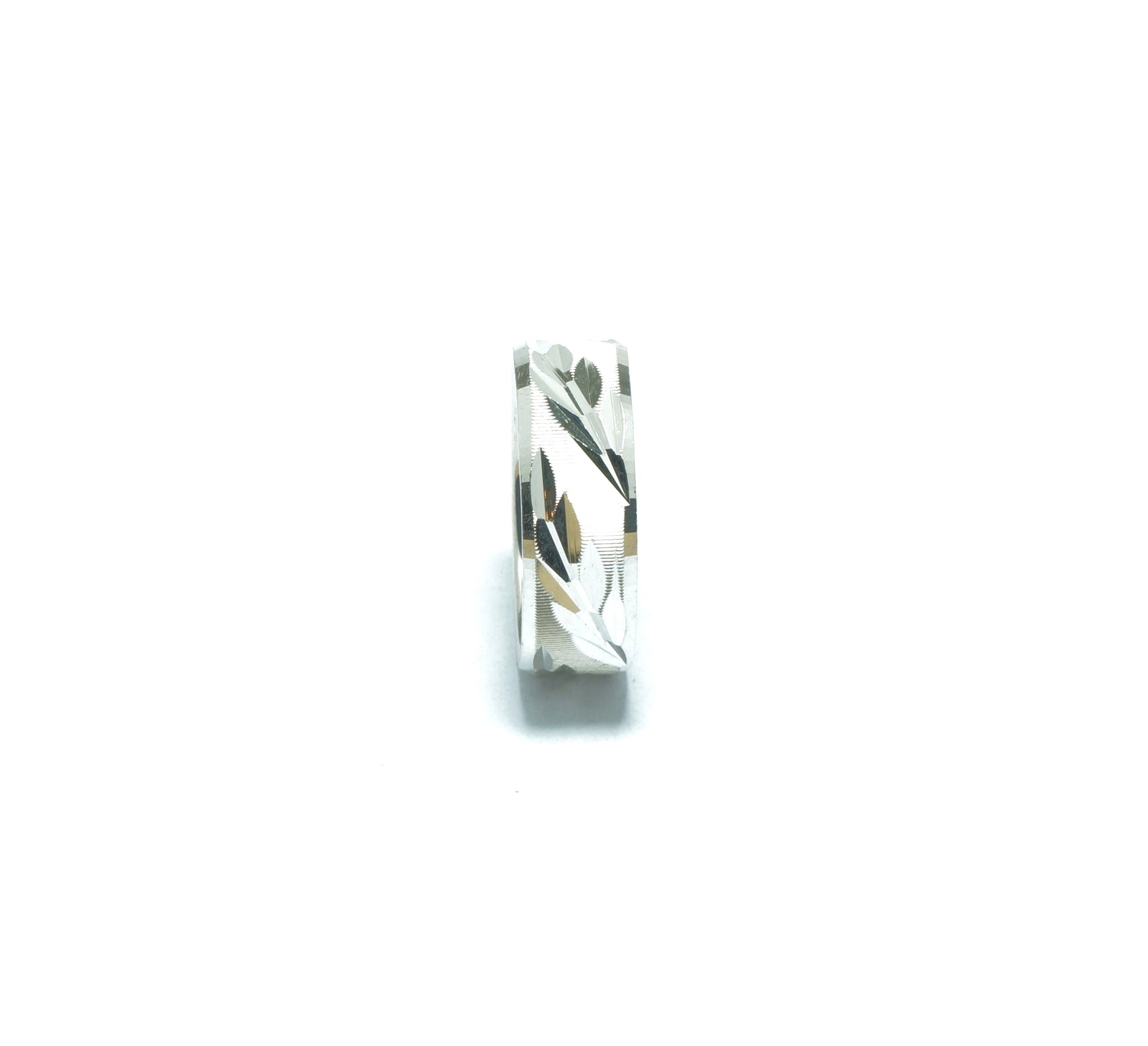 Luxury Incan solid ring III in diamond silver - ITIncanTraditional