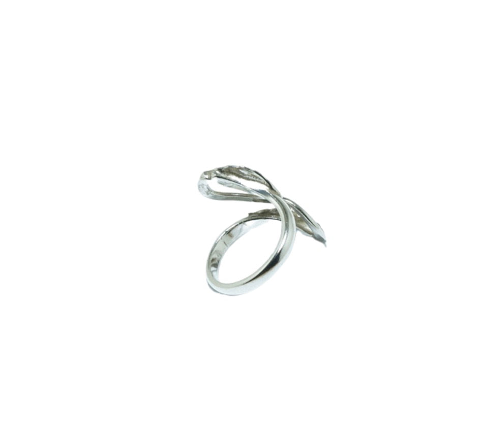 Leaves fine solid silver ring - ITIncanTraditional