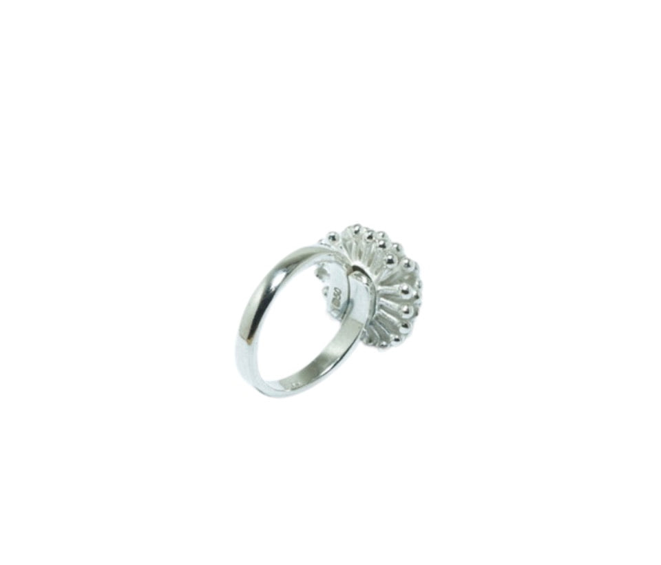 Fireworks fine solid silver ring - ITIncanTraditional