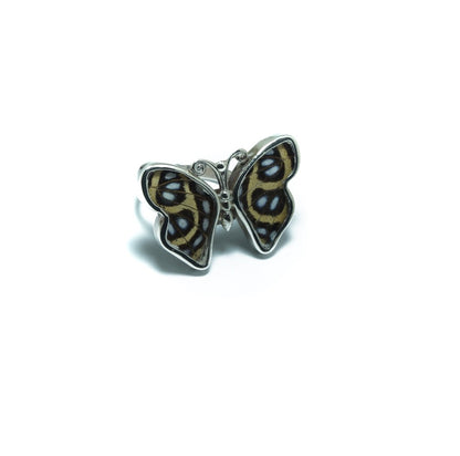 Exotic butterfly luxury silver ring II - ITIncanTraditional