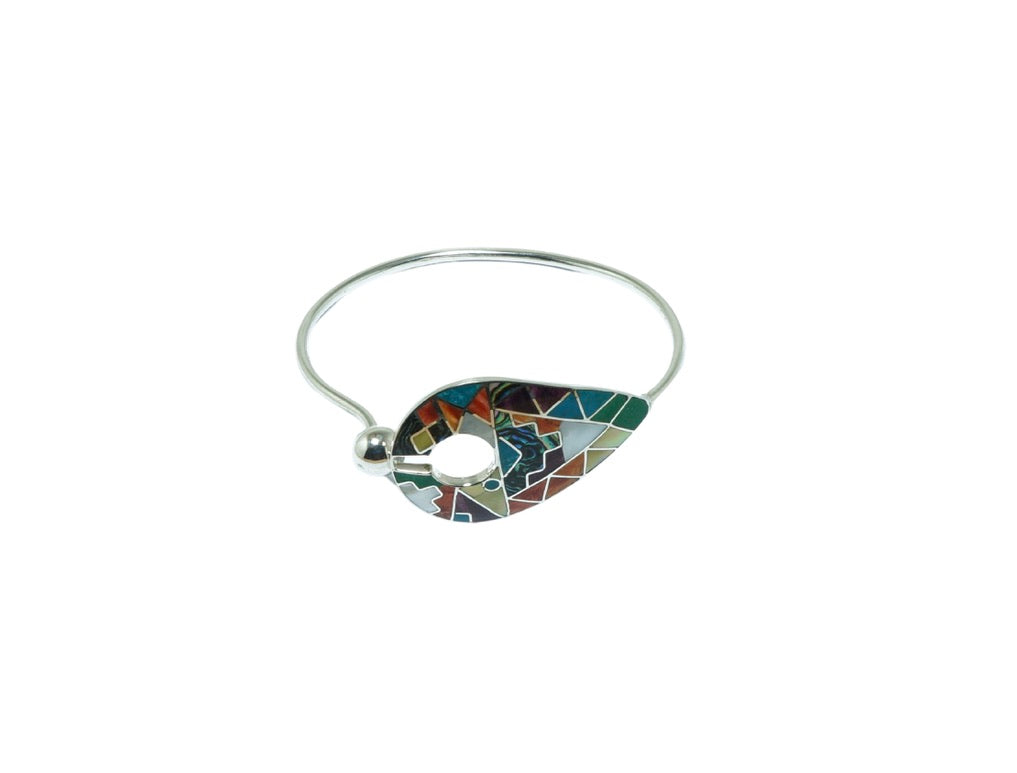 Leaf elegant design solid silver bracelet II - ITIncanTraditional